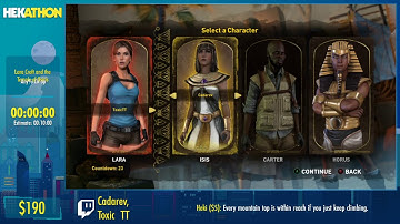 Lara Croft and the Temple of Osiris [Any% Co-op] by Cadarev, Toxic_TT - #HEK20