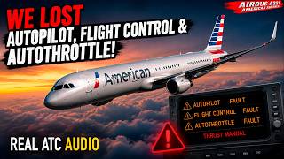 Autopilot and Autothrottle FAILURE in Flight! REAL ATC.