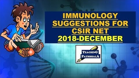 IMMUNOLOGY IMPORTANT SUGGESTIONS FOR CSIR NET || CSIR NET ||