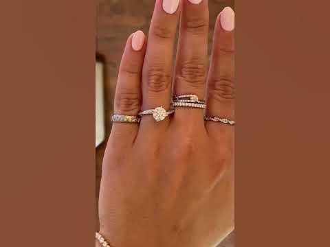 Ken & Dana Adelixa Nature Inspired Wedding Ring