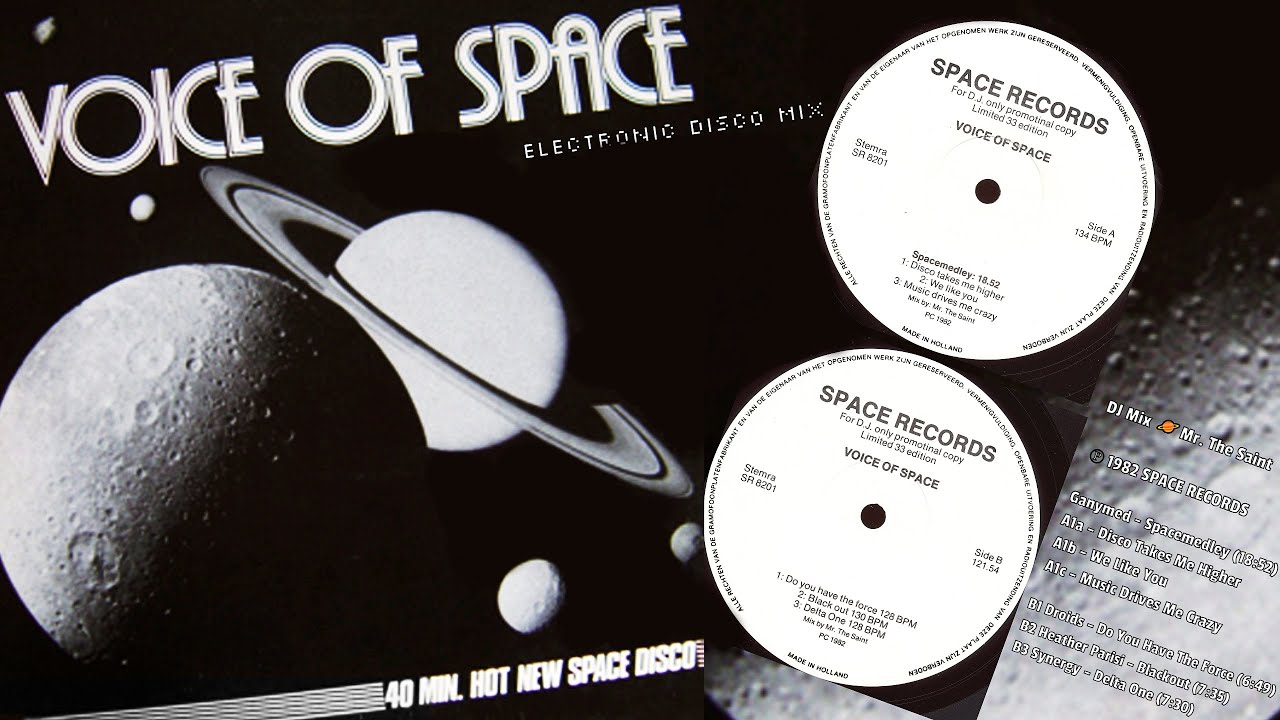 VOICE OF SPACE 🪐 1982 ELECTRONIC SPACE DISCO '77-'79 DJ MIX Synth
