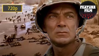BEACH RED (1967) Restored 720p | World War II movie