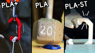 Are PLA+ or PLA-ST REALLY Better? 4 Torture Tests