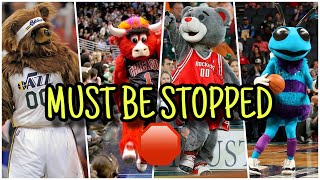 NBA Mascots being SAVAGE!