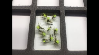 Fly Tying - Hi Viz Parachute Blue Winged Olive size 21