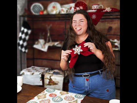 Holiday Napkin Folding, Step-By-Step Tutorial - video from Park Designs