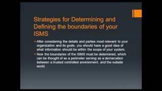 Determining the Scope of Your ISMS