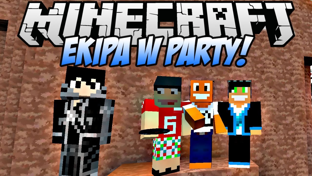 EKIPA W MINECRAFT PARTY #64 | Vertez, LJay, HunterBright, Swiatek6