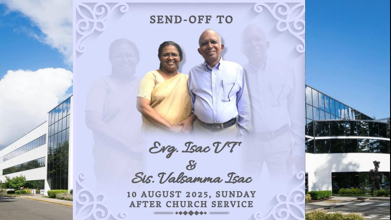 Farewell Meeting of Evg. Isac. V. T.  & Sis. Valsamma Isac