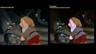 Snow White and the Seven Dwarfs: Restored vs Unrestored