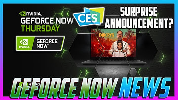 Geforce Now News: Ubisoft Connect Faster Login, Mac 1600p Support, 6 games Released, CES Surprise?