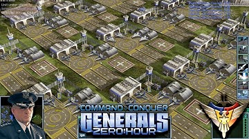 Air Force 1vs7 Random Generals | Command & Conquer Generals Zero Hour