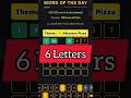 Binance words of the day today answers BinancePizza theme| Binance 6 letters Words of the day |#wodl
