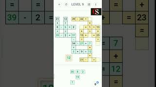 Cross Maths Level 9 #maths #puzzle #sudoku #games #cross #soduku screenshot 2