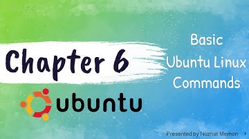 Std 11 Computer Chapter 6 Basic Ubuntu Linux Commands