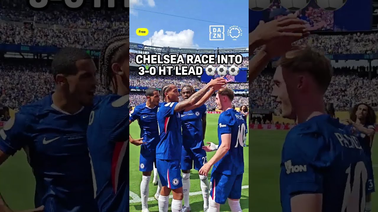 Chelsea Lead 3 0 At HALF TIME Vs PSG 