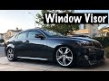Window Visor Install! | Lexus IS250
