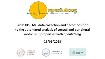 Fundamentals of HD-EMG - With Giacomo Valli and University of Basel - 21/09/2023