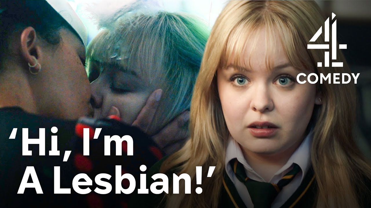 Clares KISS After COMING OUT As A Wee Lesbian Derry Girls Channel 4  image