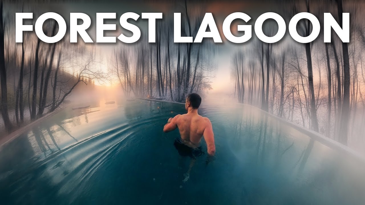 Could This Be the Best Geothermal Pool in Iceland? (It's So Quiet!) — Forest Lagoon, Iceland — video poster