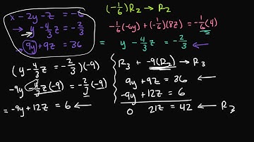 Gaussian Elimination Example 2 Part 1