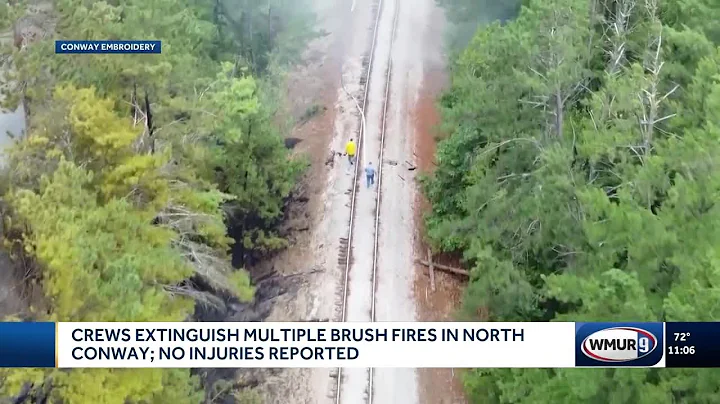 Crews extinguish multiple brush fires in North Conway; no injuries reported
