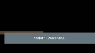 Video thumbnail of "Malathi Wasanthe - Instrumental Cover - Chintaka Wijetunga"