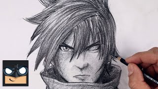 how to draw sasuke sketch tutorial