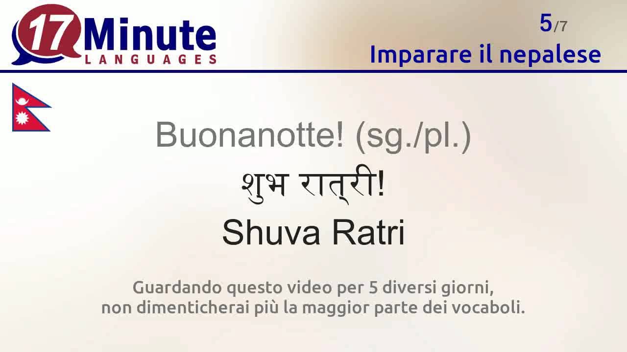 Imparare il nepalese (videocorsi di lingua gratuiti) YouTube