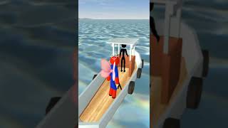 Spider Stickman Rope Hero Miami Boating - New Update screenshot 3