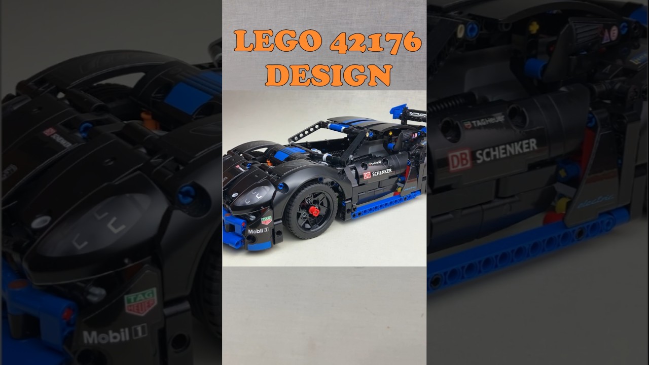 С наклейками или без? Тестируем LEGO 42176 Porsche GT4  