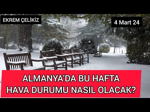 Almanyada Bu Hafta Hava Durumu Nasıl Olacak?