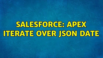 Salesforce: Apex iterate over json date (2 Solutions!!)