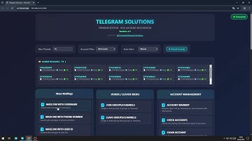 Telegram Solutions Software - Mass DM - #1 - Telegram : @ContactTelegramSolutions