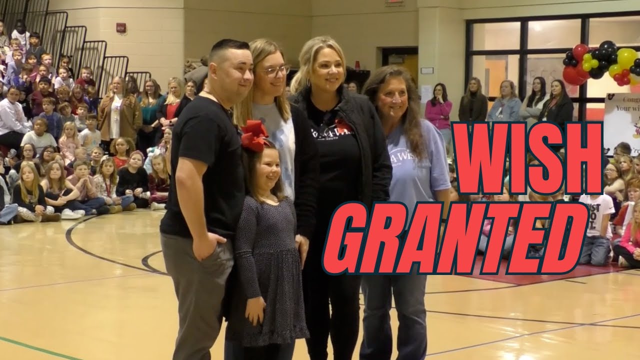 Wish Granted at Brookland Elementary School in Jonesboro YouTube