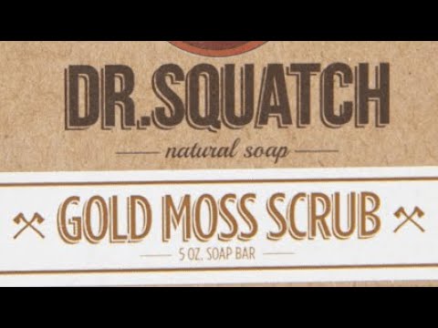 Dr. Squatch Gold Moss Bar Soap