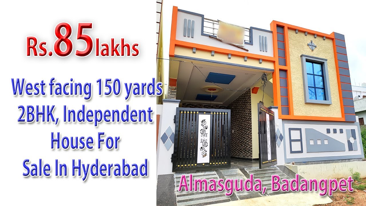 West face 150 yards Almasguda, Badangpet house for sale in