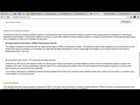 HTML validation | Computer programming | Khan Academy