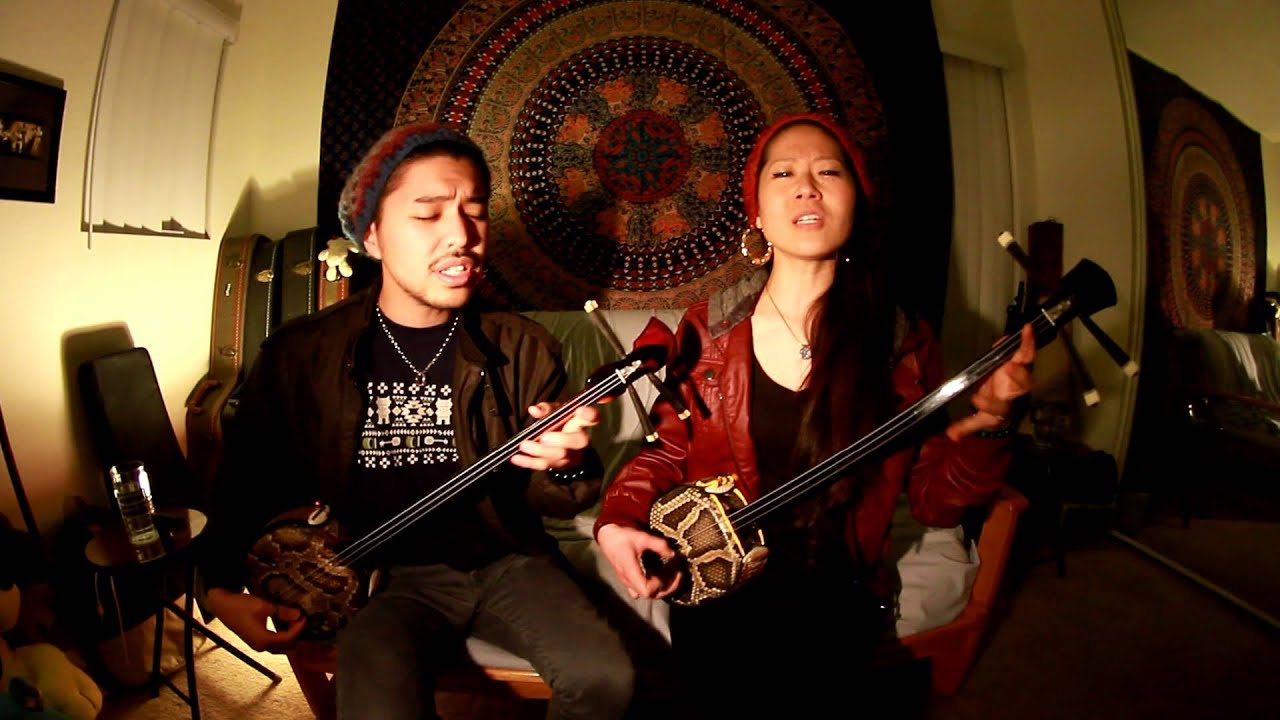 豊年音頭 - Hounen Ondo (Yuna & Tida) Okinawa Sanshin - YouTube