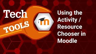 Using the Activity and Resource Chooser in Moodle 4.3 by DELTA LearnTech 52 views 2 months ago 2 minutes, 27 seconds