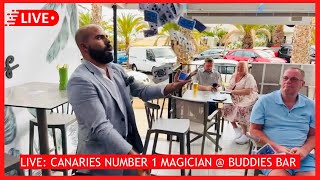 🔴LIVE: Tenerife is INCREDIBLE! PERSONAL Bar entertainment! NUMBER ONE Magician in Canary Islands!🤩