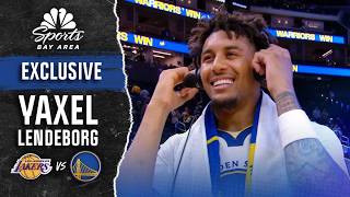 Yaxel Lendeborg reflects on Warriors' 'electric' win vs. Lakers | NBC Sports BA