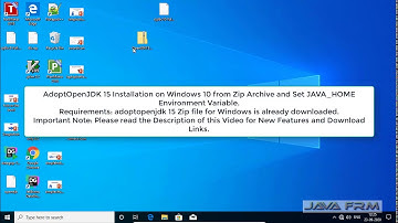 AdoptOpenJDK 15 Installation on Windows 10 and how to set JAVA_HOME Environment Variable