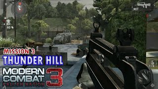 Nostalgia gameplay offline perang FPS grafik terbaik di android MODERN COMBAT 3 misi ke 3 screenshot 2