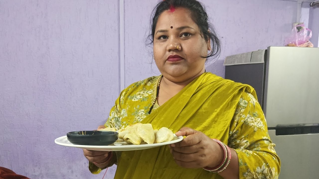 चावल के आटे का फरा #food #farah  #kalpanahomekitchen 