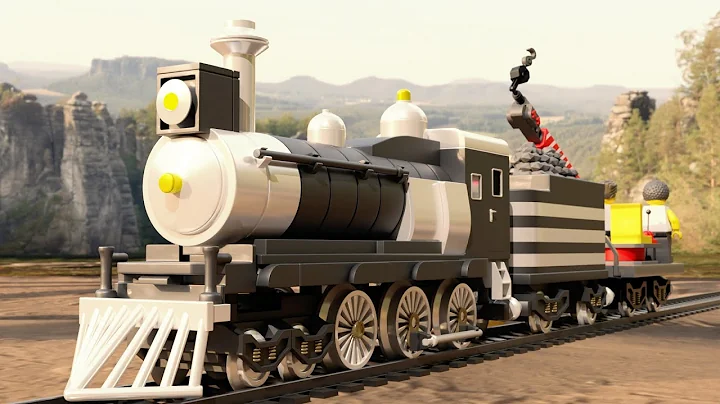 Lego Thief Train Jail Escape Fail   Lego movies   Choo choo train kids videos