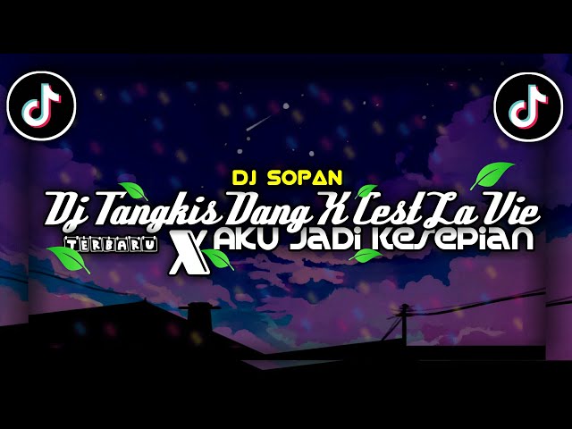 DJ TANGKIS DANG X CEST LA VIE X AKU JADI KESEPIAN  BY DJ SOPAN class=