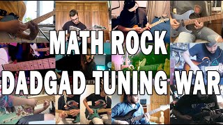Math Rock DADGAD Tuning War 21 Guitarists amp 1 Bassist Tuning Wars Episode Three