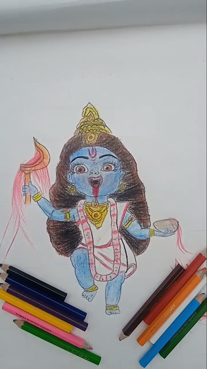 cute little Kali man drawing 😘 #art #drawing #shorts