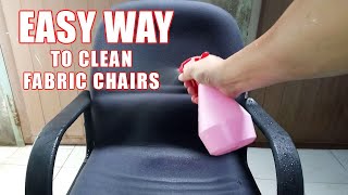 How to Clean Stains on Fabric Chair Seats Cushion Cover Easy at Home